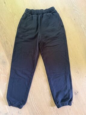 American Eagle Black Fleece-Lined Hoodie